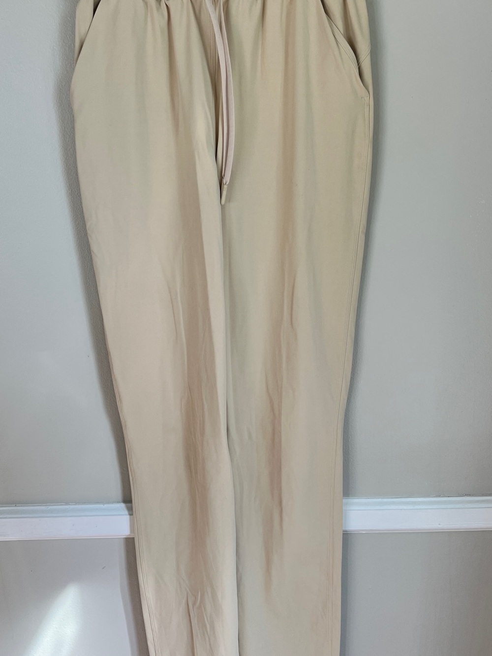 lululemon athletica Neutral Beige Drawstring Joggers